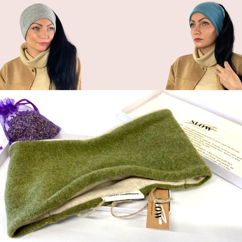 Turbante fascia puro cashmere