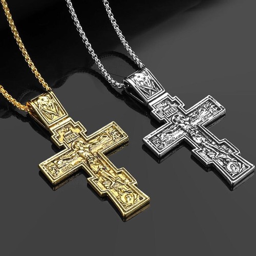 Collana croce ortodossa grande - ortodossa,