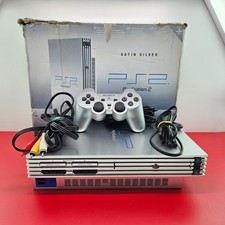 Sony PS2 Playstation 2 fat SCPH-50004 Silver / Argento - Scatola - Manuali