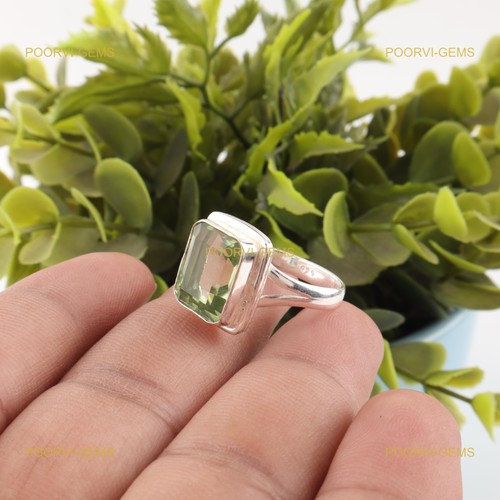 Anello solitaire rettangolare - anello,
