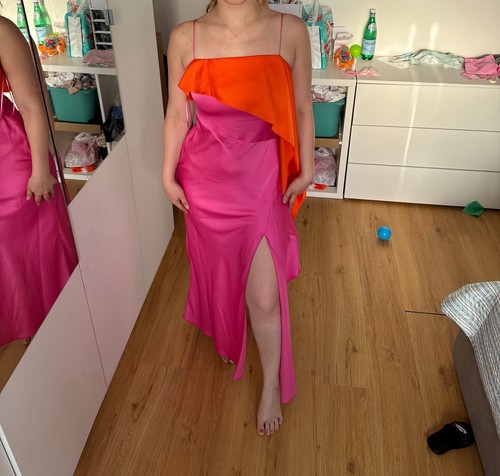 Pinko abito lungo fucsia - abito, e
