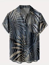 Camisa hawaiana manga corta