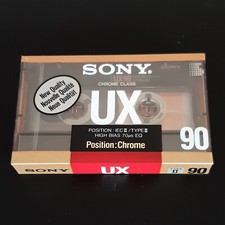 Cassetta Audio SONY UX 90 1988