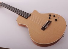 chitarra elettrica classica silenziosa corda nylon viaggio portatile effetto integrato