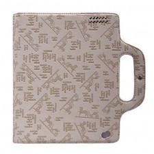 CUSTODIA BORSA BAG CASE per IPAD2 IPAD 2 IPAD 3 IPAD3 BEIGE