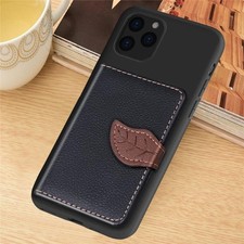 Per iPhone 11 Litchi Pattern Card Bag Portafoglio Staffa + Custodia per telefono