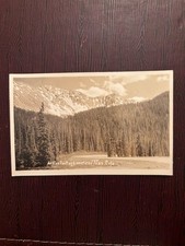 Foot of Loveland Pass, Colorado, RPPC, cartolina, Montagne Rocciose, innevato