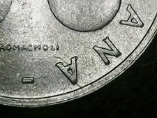 1 LIRA 1955 ERRORE -FRATTURA