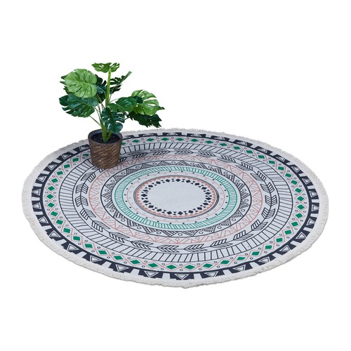 Tappeto cotone design etnico