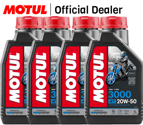 Litro olio motul 3000 20w50 - 4,