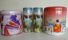 CONTENITORI VUOTI IN LATTA PANETTONE, TISANE