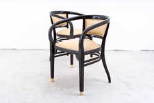 Poltrona in faggio e pelle di