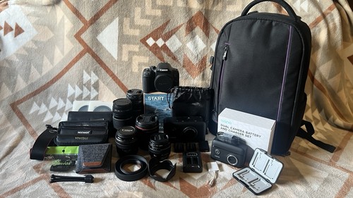 Massive canon t8i bundle - canon,