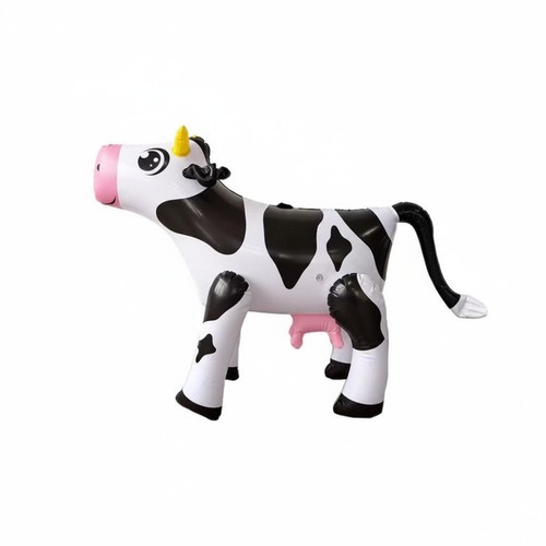 Mucca gonfiabile bicolore - mucca,