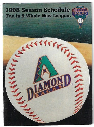 Programma baseball 1998