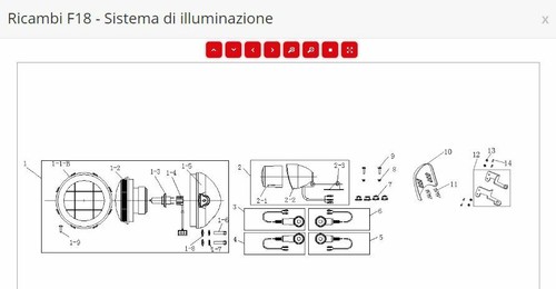 Freccia post ant ricambi - freccia,