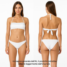 Golden Point Bikini Bianco