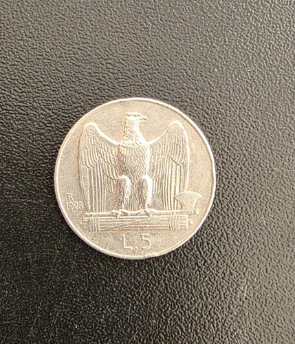 Regno italia moneta lire - d'italia, 5