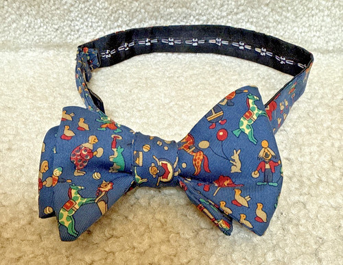 Cravatta con fiocco liberty - con,