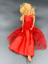 Barbie vintage abito rosso lungo anni 80