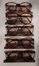 Vintage 5 pezzi Lotto montature per occhiali STETSON Style 92 Cordovan 56/18 nuove vecchio stock