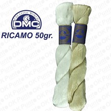 COTONE RICAMO DMC N° 20 25 30 BIANCO ECRÙ 50gr. MATASSA ART 122 INTAGLIO