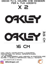 ADESIVI LOGO OAKLEY