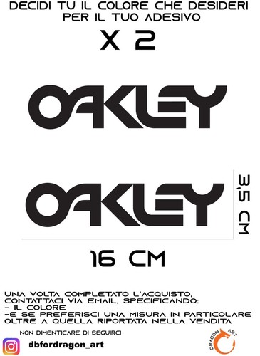 Adesivi logo oakley - logo,