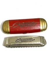 Armonica vintage GERMANIA M. HOHNER CHROMONICA II DELUXE (con scatola originale) 12 chiavi