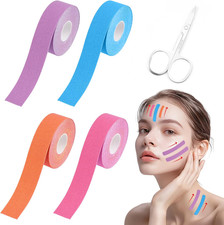 4 Pezzi Kinesio Face Tape Viso