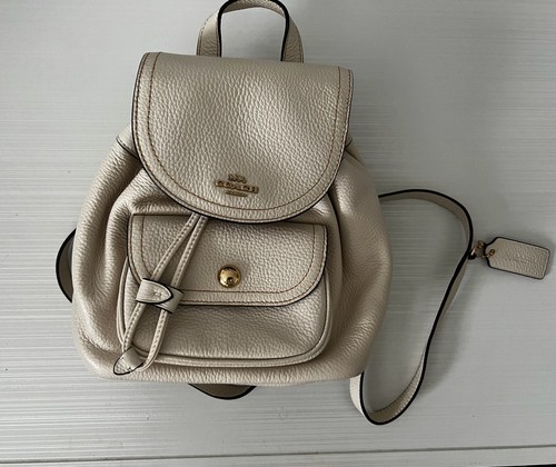 Zaino coach pennie gesso - pennie,