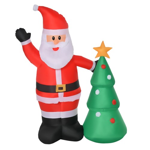 Homcom babbo natale - babbo,