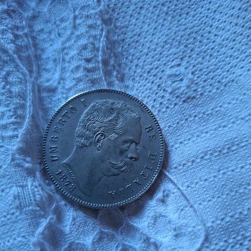 Moneta italiana lire - italiana, 1878