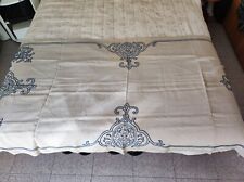 Tovaglia rettangolare vintage Fatta a mano 210x100cm