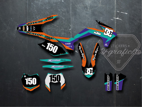 Grafiche ktm exc - grafiche, enduro