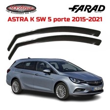 DEFLETTORI OPEL ASTRA K SW (2015-2021) 5 PORTE FARAD SET ANTIVENTO FUME' 12690
