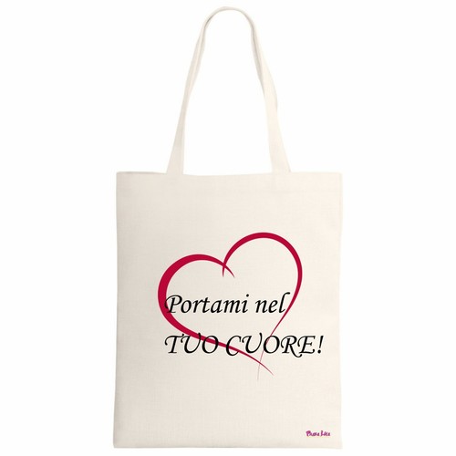 Borsa poliestere ecru 34x39 - ecru,