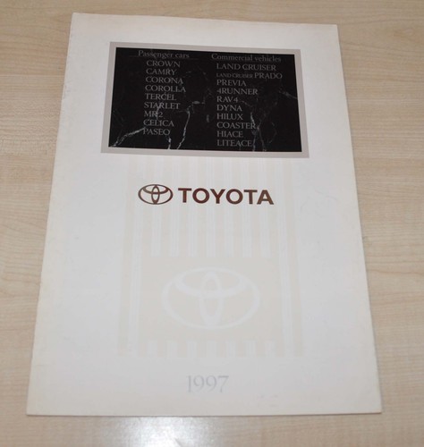 Toyota model range - range, auto