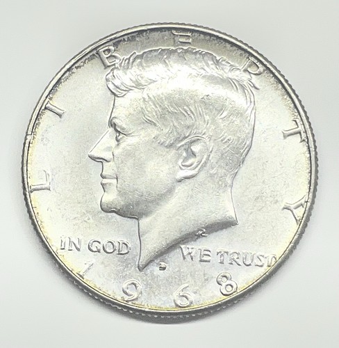 Half dollar 1968 usa kennedy - half,
