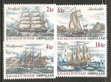 Greenland #Mi381-Mi384 MNH