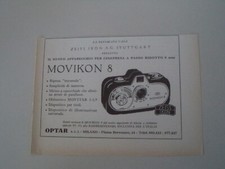advertising Pubblicità 1953 ZEISS IKON MOVIKON 8