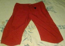 LC uomo pantaloni pinocchietto estivi rossi Tg 52 vendo per acquisto sbagliato