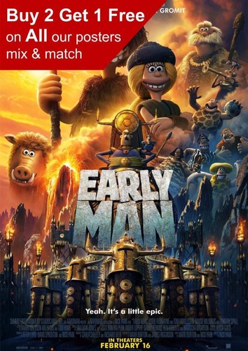 Locandina film early man a4 - early,