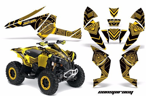 Kit grafico adesivo atv quad - adesivo,