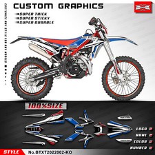 Kit Decalcomanie Grafiche Dirt Bike Personalizzate per Beta 250 300 Xtrainer 2020 2021 2022