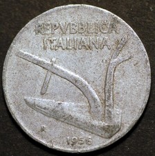 Italia 10 Lire 1958 KM# 93