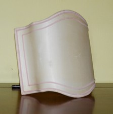 Paralume ventola in stoffa • Vintage