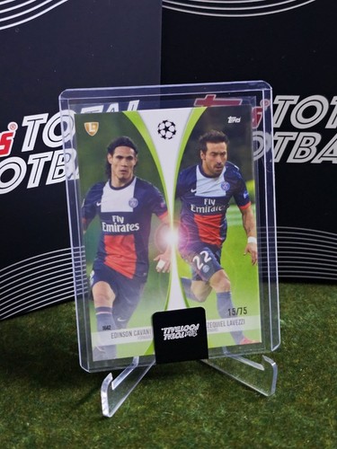 Cavani lavezzi psg topps total - topps,