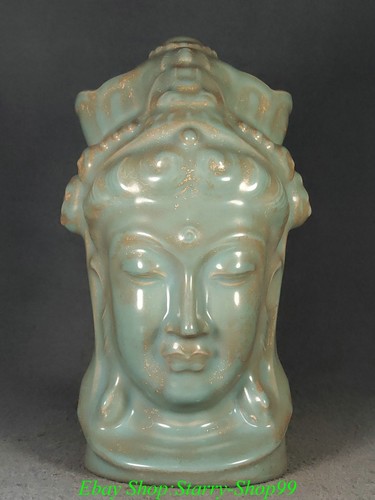Statua testa buddha - statua,