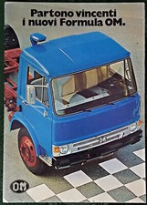 IVECO OM 50.9 50.10 BROCHURE A POSTER PRESENTAZIONE 1976 ITALIANO 16 PAGINE RARO